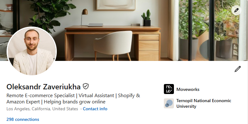 Verified LinkedIn Profile